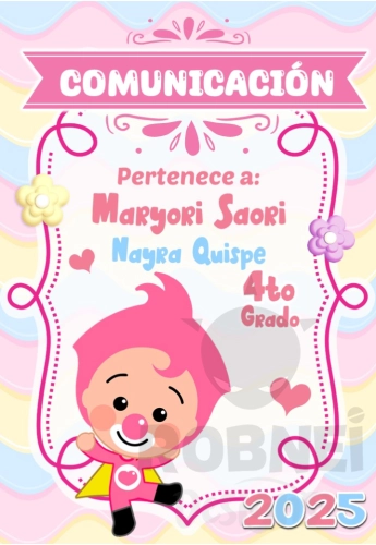 Payaso Plim Plim Rosa Caratula